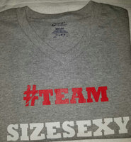 #TEAMSIZESEXY V-Neck